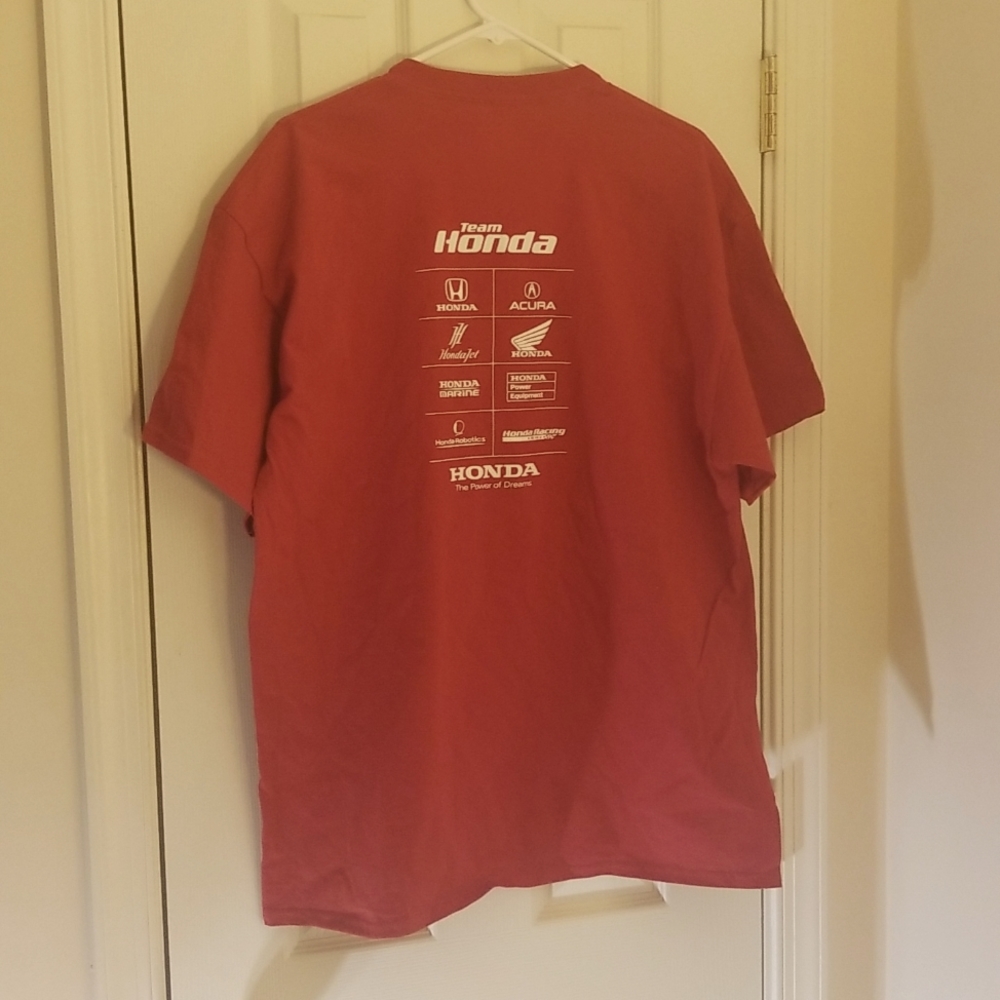 New Team Honda Offical T-shirt Acura Racing HPD Power Equipmemt
